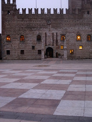 marostica: piazza castello/ piazza degli scacchi