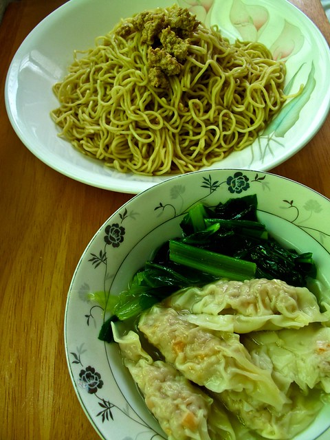 IMG_1104 Home cooked wanton noodle ，云吞面