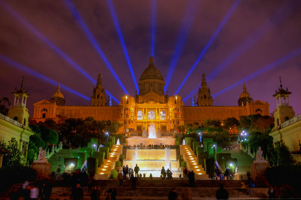 Magic Fountain of Montjuïc - HDR