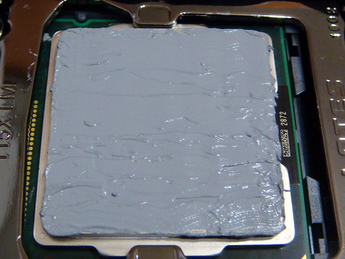 i7-2600 CPU 塗抹散熱膏