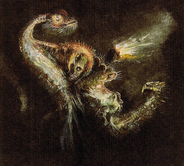 Alfred Kubin - Hexe und Wasserschlange