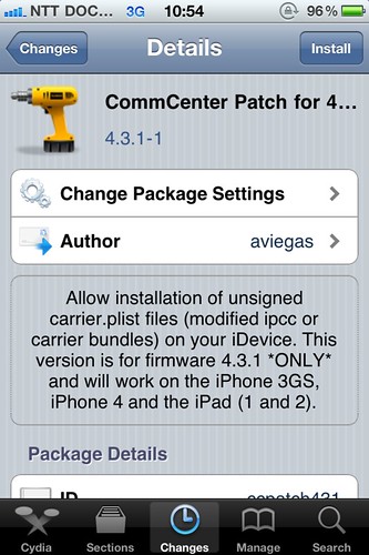 11 CommCenter Patch on Cydia