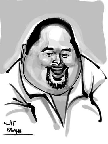 Tony Quiñones digital caricature