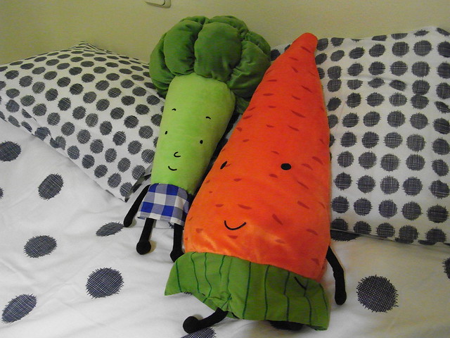 Mr. Broccoli and Mrs. Carrot