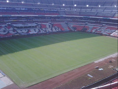 Primer día de montaje - Estadio Azteca 01