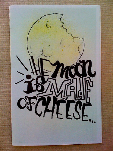 SNACKI 'The Moon Is Made Of Cheese' by billy craven