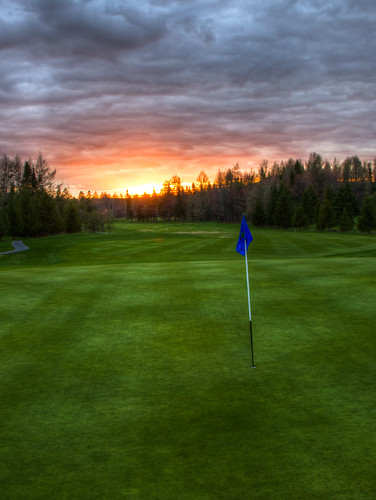 Sunset on the Golf Course - Quebec City