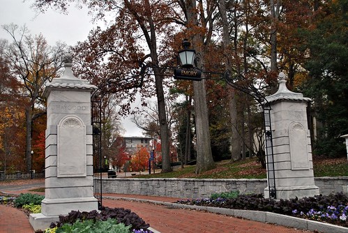 main entrance to Emory's campus (by: Wayne Hsieh, creative commons license)
