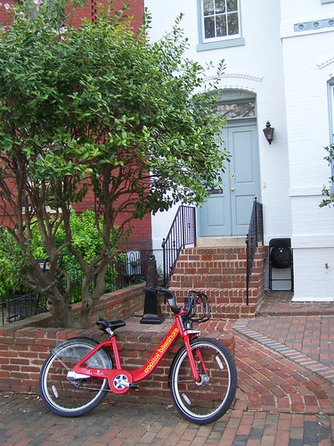 Unlocked Capital Bikeshare bikes, 3rd and Constitution Avenue NE