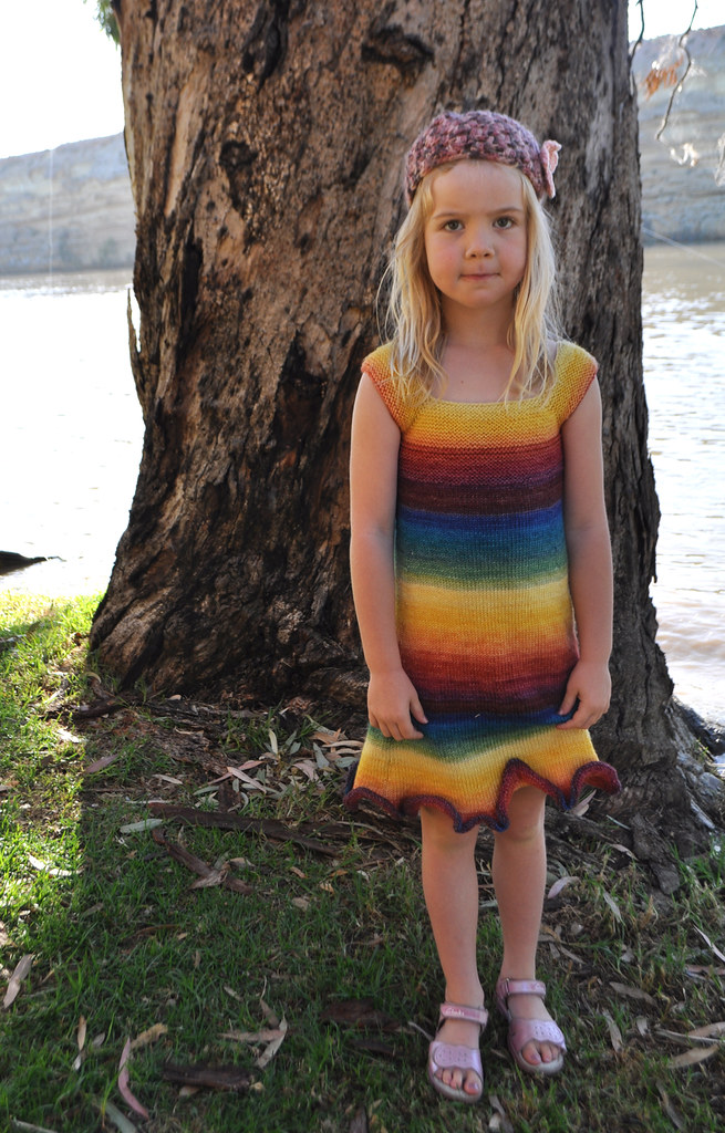 Rainbow Dress finished