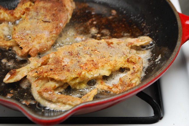 frying soft-shell crabs