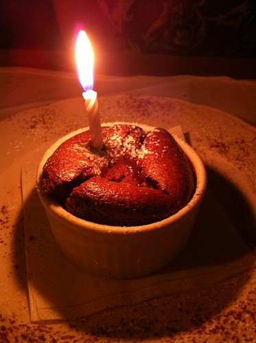 Birthday Chocolate Souffle