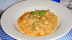 Spaguetti con langostinos