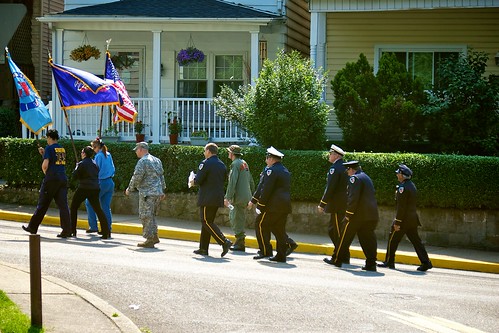 Memorial Day Parade 2011:  Flag bearers.