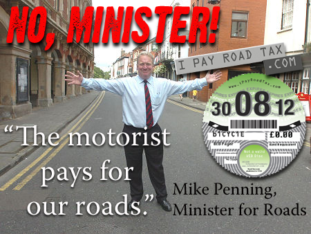 Mike Penning Roads Minister 