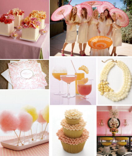 Generally the color theme of summer wedding is always bright hues