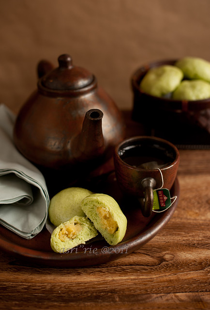 green tea bakpao