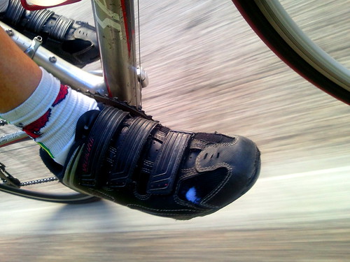 Road bike mountain shoe