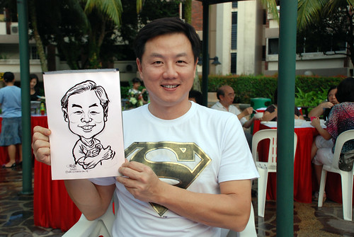 caricature live sketching for birthday party 16042011 - 8
