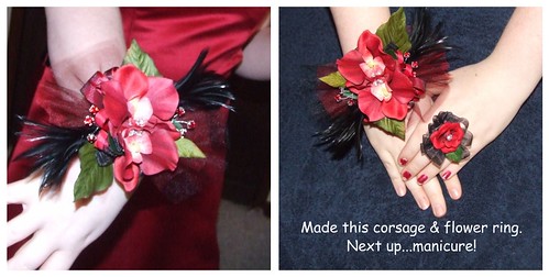 corsage & ring