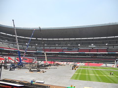Tercer día de montaje - Estadio Azteca 25