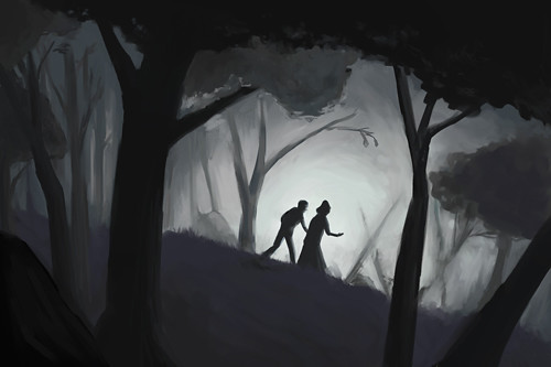 Enchanted Stag - Scene 1 Concept Art