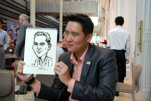 Caricature live sketching for Tetra 60th Anniversary - 2