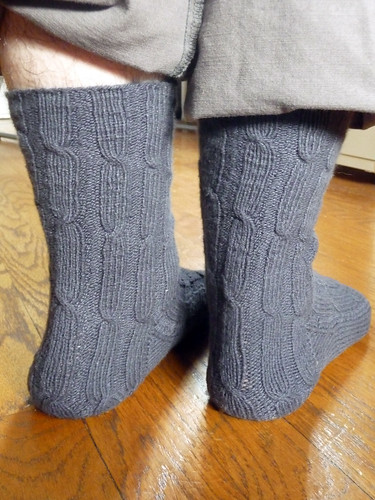 Cabled Socks
