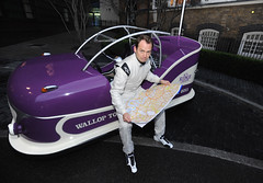 Ex-Stig Ben Collins consults a map while lost out on the roads in his new KETTLE Ridge Dodgem_Lo Res1MB