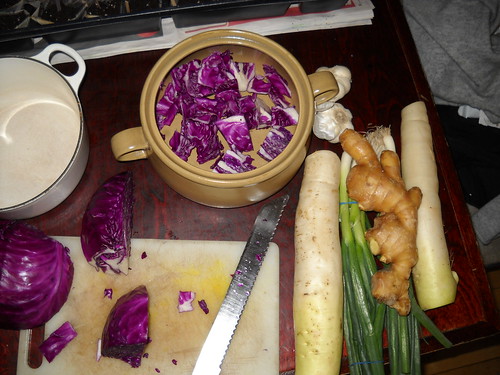 purple cabbage kimchi
