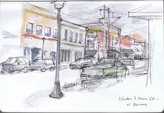 Portland Sketchcrawl - Hopping off the MAX Yellow Line