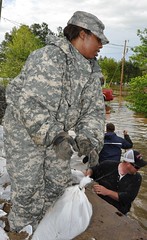 2113th Transportation Company flood relief mission