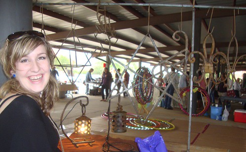 Chrissy Wise / Jimmy Cousins' welding: Texas Ave Maker's Fair, Spring 2011 by trudeau