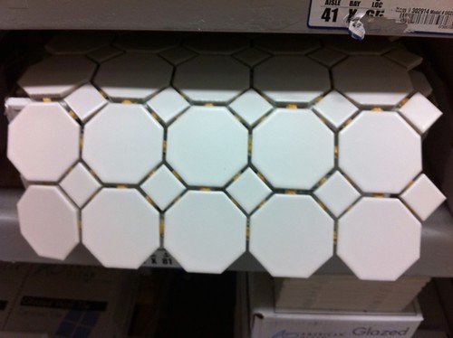 octagonal tile at Lowe's