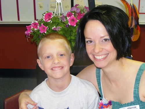Max and I at his class Mother's Day Tea Party