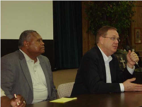 Left to right: Lawrence McCullough, Arkansas State Director, Under Secretary for Rural Development Dallas Tonsager. 