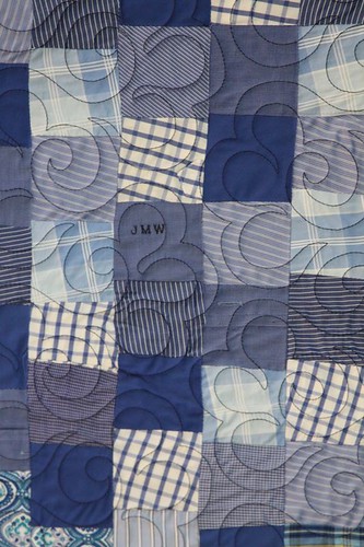 recycled fabric quilt, memory quilt, recycled clothing quilt, mamaka mills 6