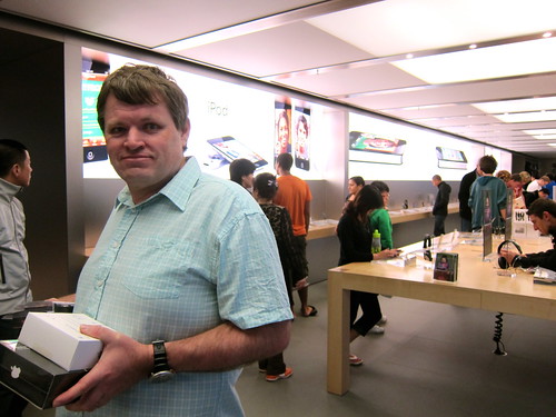 Kevin in the Apple Store