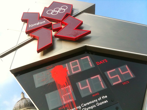 Olympic Clock, Trafalgar Square