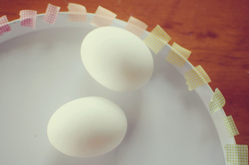 washi tape eggs