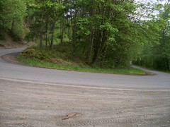 A hairpin on Bull Run Road