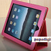  $22.98 Excellent Quality Leather Case For Apple iPad2 Dark Pink 