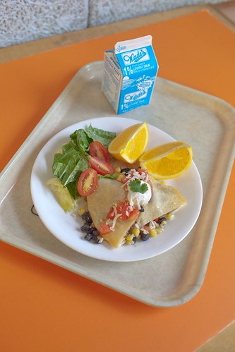 Fiesta Wrap. Charter Oak International Academy is a finalist in the Recipes for Healthy Kids competition.