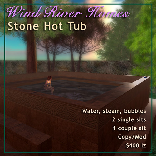 Stone Hot Tub by Teal Freenote