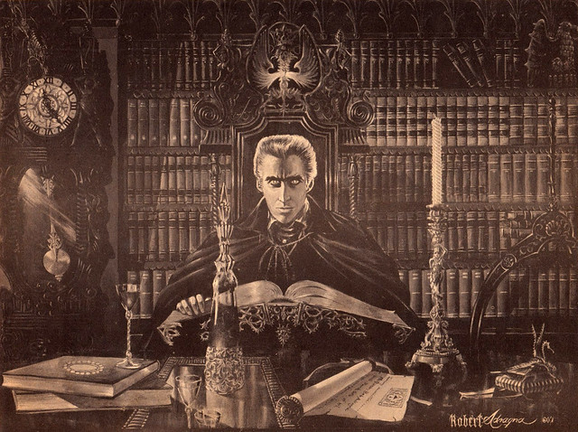 Castle Of Frankenstein, Issue 2 (1962) interior illustration by Robert Adragna