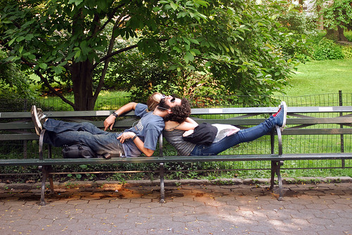 Couple Intertwined - Central Park.