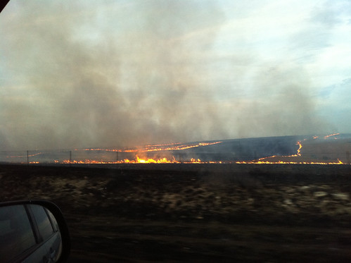 Controlled Burn on the Kansas Prairie