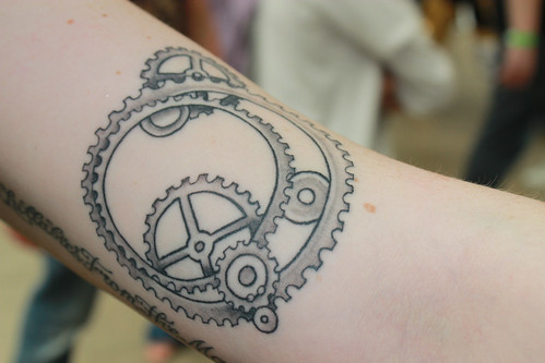 awesome steampunk tattoo