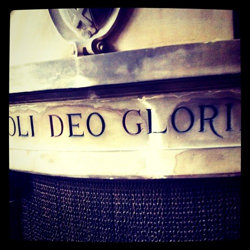 Soli Deo Gloria (Only Glory Through God)
