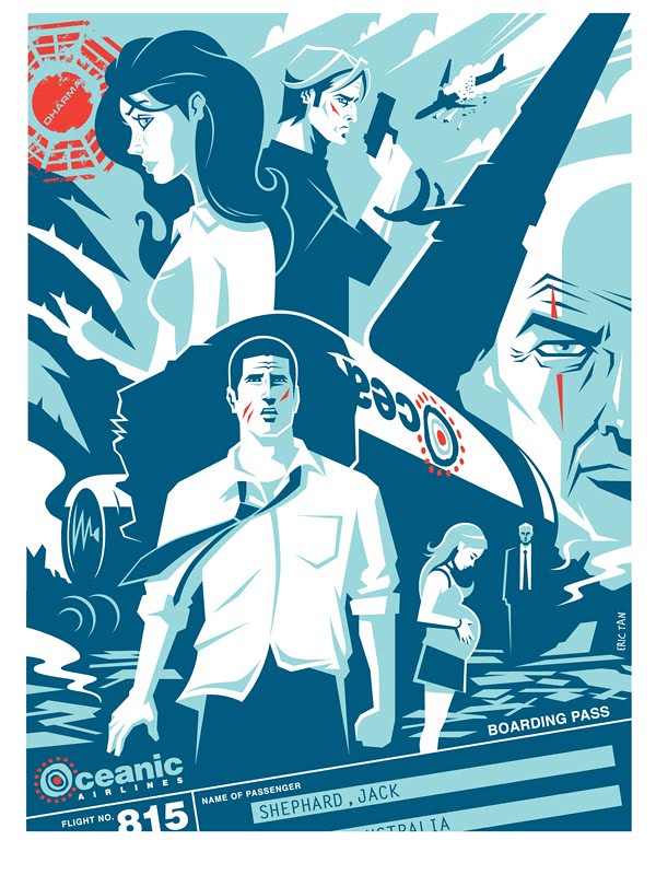 LOST poster by Eric Tan